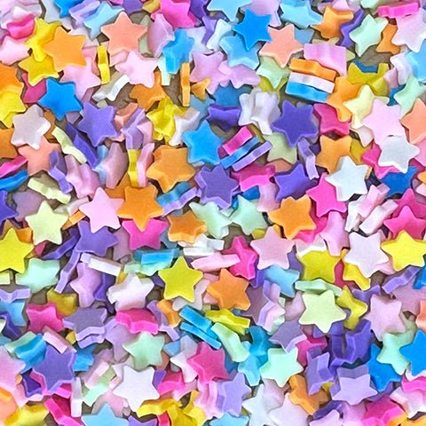 Lawn Fawn Rainbow Star Clay Pieces Tiny Treasures