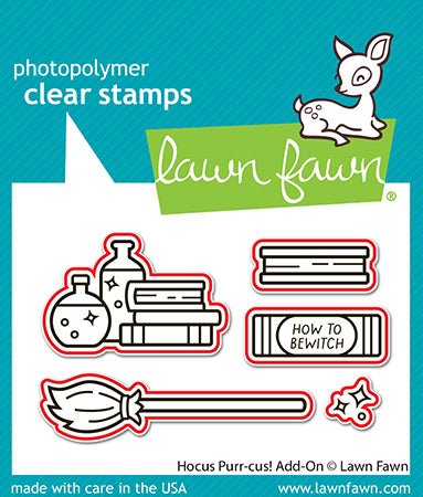Lawn Fawn Hocus Purr-Cus! Add-on Lawn Cuts Stanzen