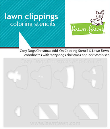 Cozy Dogs Christmas Add-On Stempel + Stanze + Coloring Stencils Produktbild 5