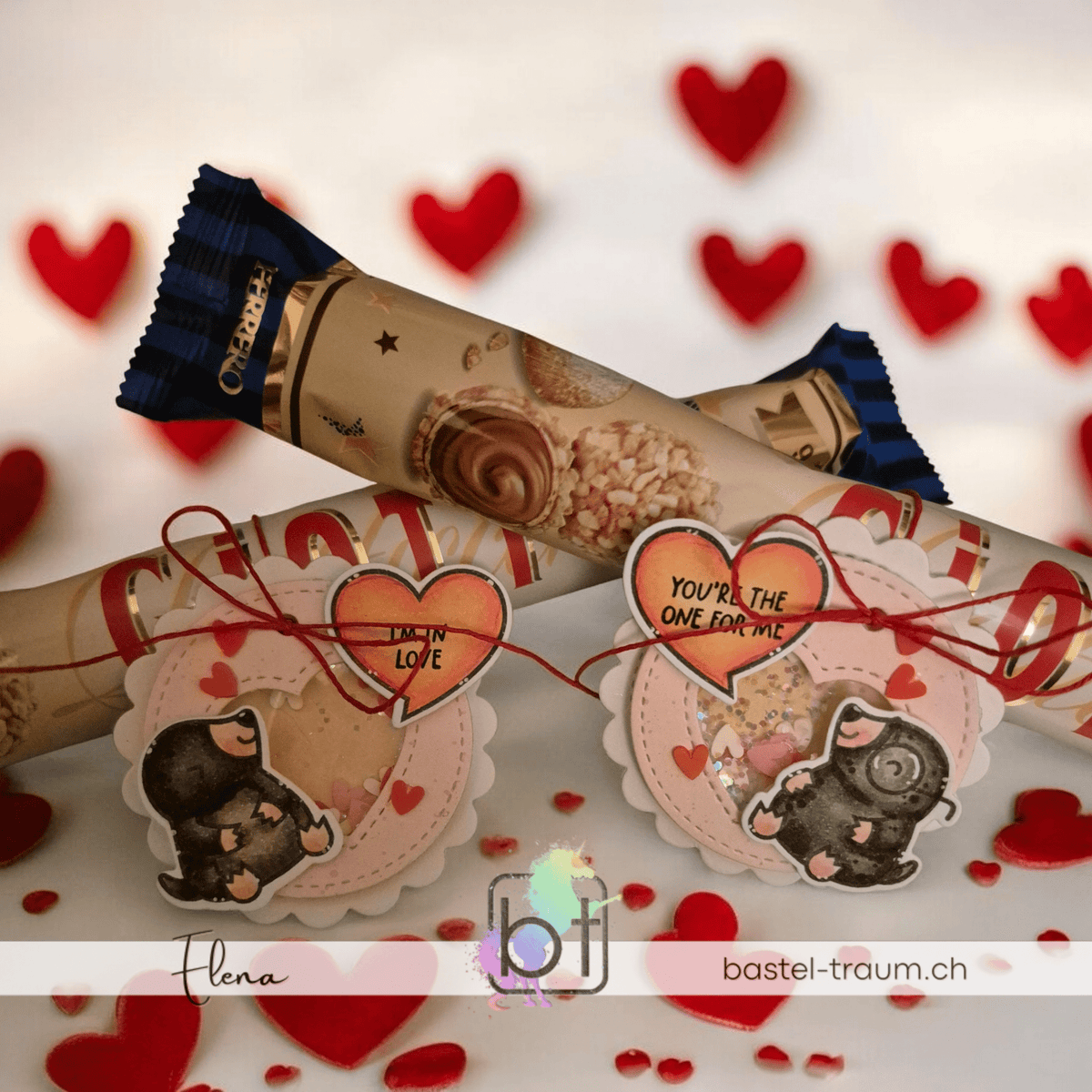 a mole lot of love mit Scalloped Circle Gift Tag