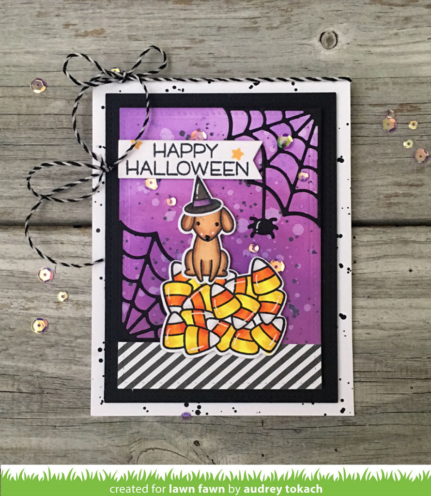 Lawn Fawn - Cute Cobweb - Stand alone Stanzen