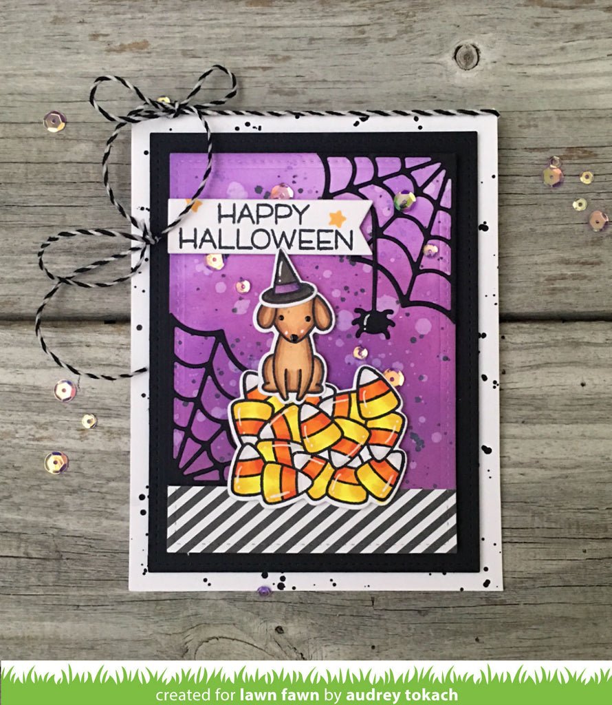 Lawn Fawn - Cute Cobweb - Stand alone Stanzen