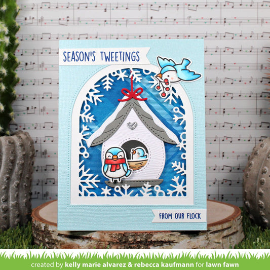 Lawn Fawn Winter Wonderland Window Stand alone Stanzen