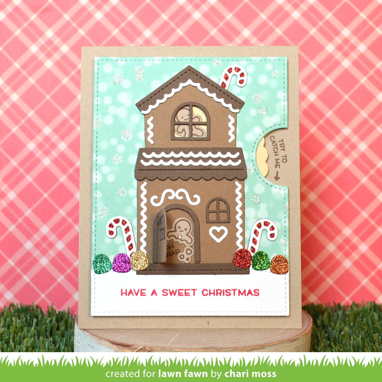 Lawn Fawn tiny gingerbread Clear Stamp 2x3