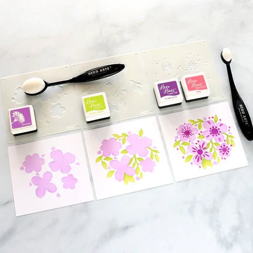 Hero Arts How To Color Layer Technique Kit - Farblayer Technik-Kit