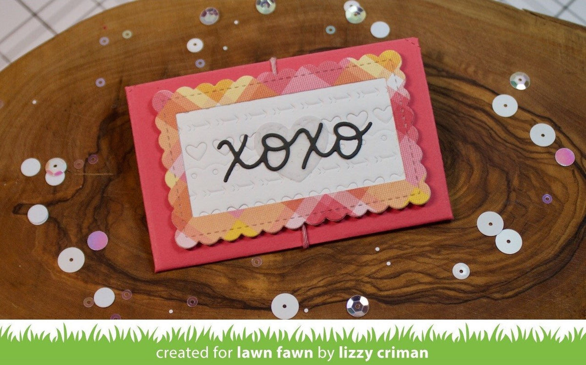 Lawn Fawn Stitched Heart Envelope Stanzen