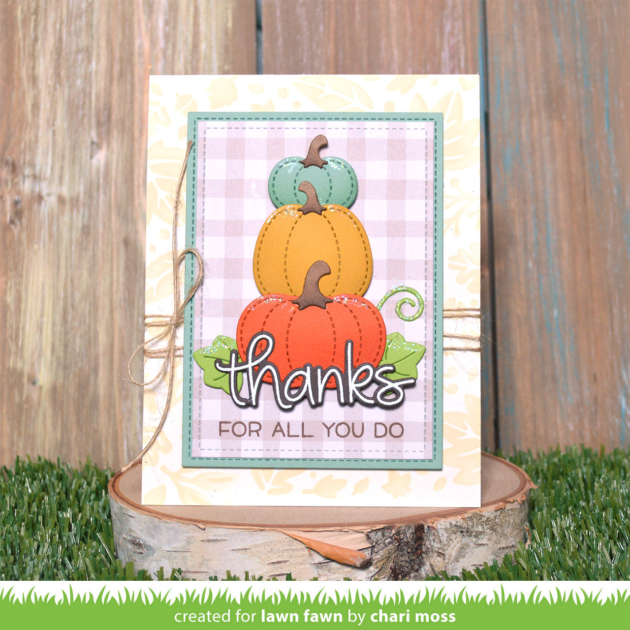 Lawn Fawn Stitched Pumpkins Stand alone Stanzen