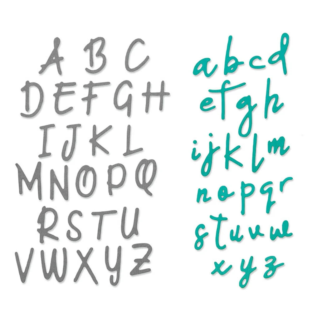 Sizzix Thinlits Alphabet Set Emily Tootle