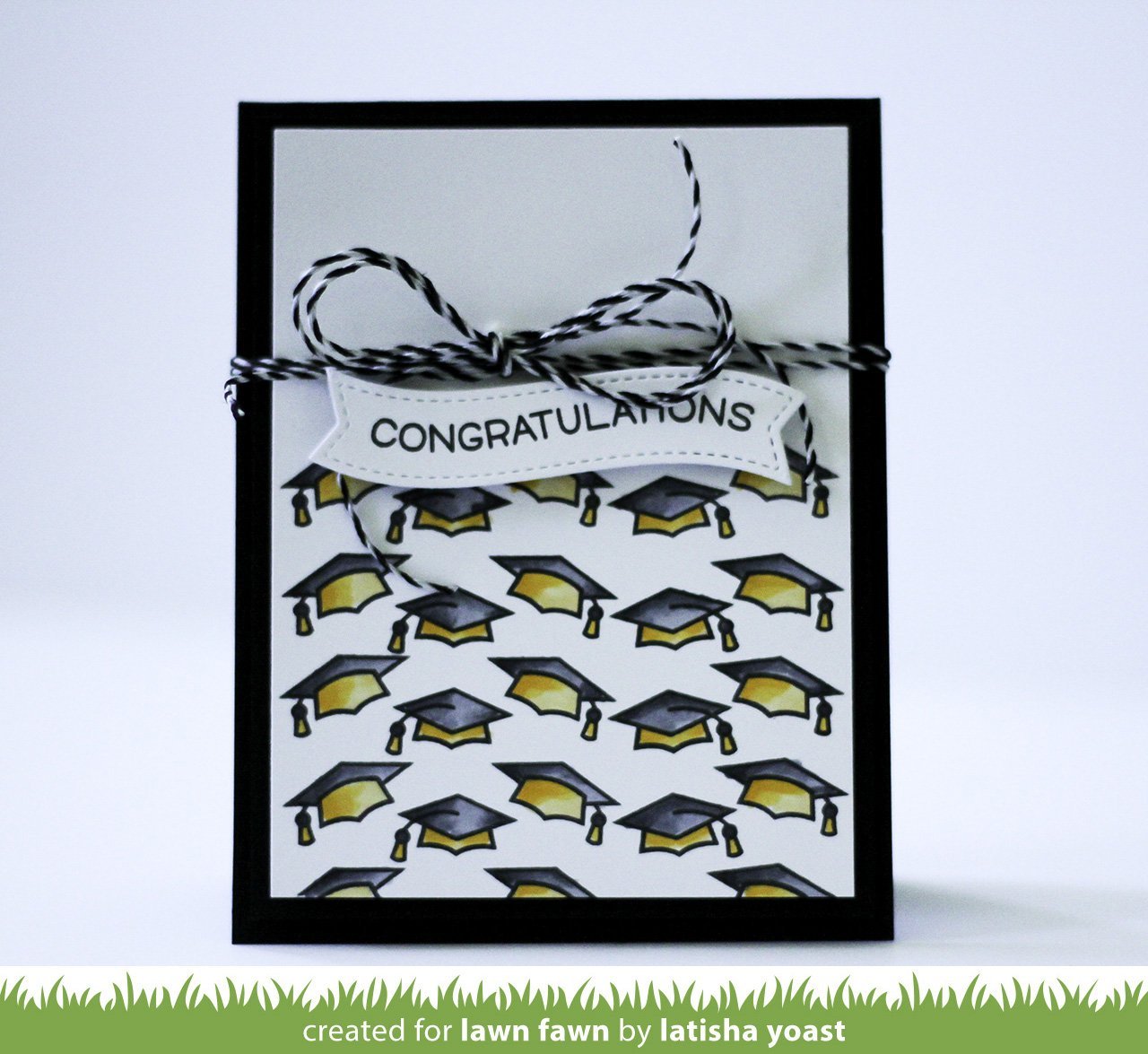 Lawn Fawn Wavy Sayings Clear Stamp 3x4