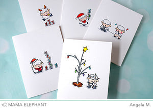 Mama Elephant - Wooly Winter - Clear Stamps 4x6