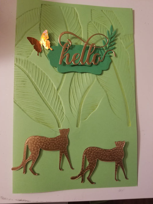 Altenew - 3D Embossing Folder - Banana Leaves 3D