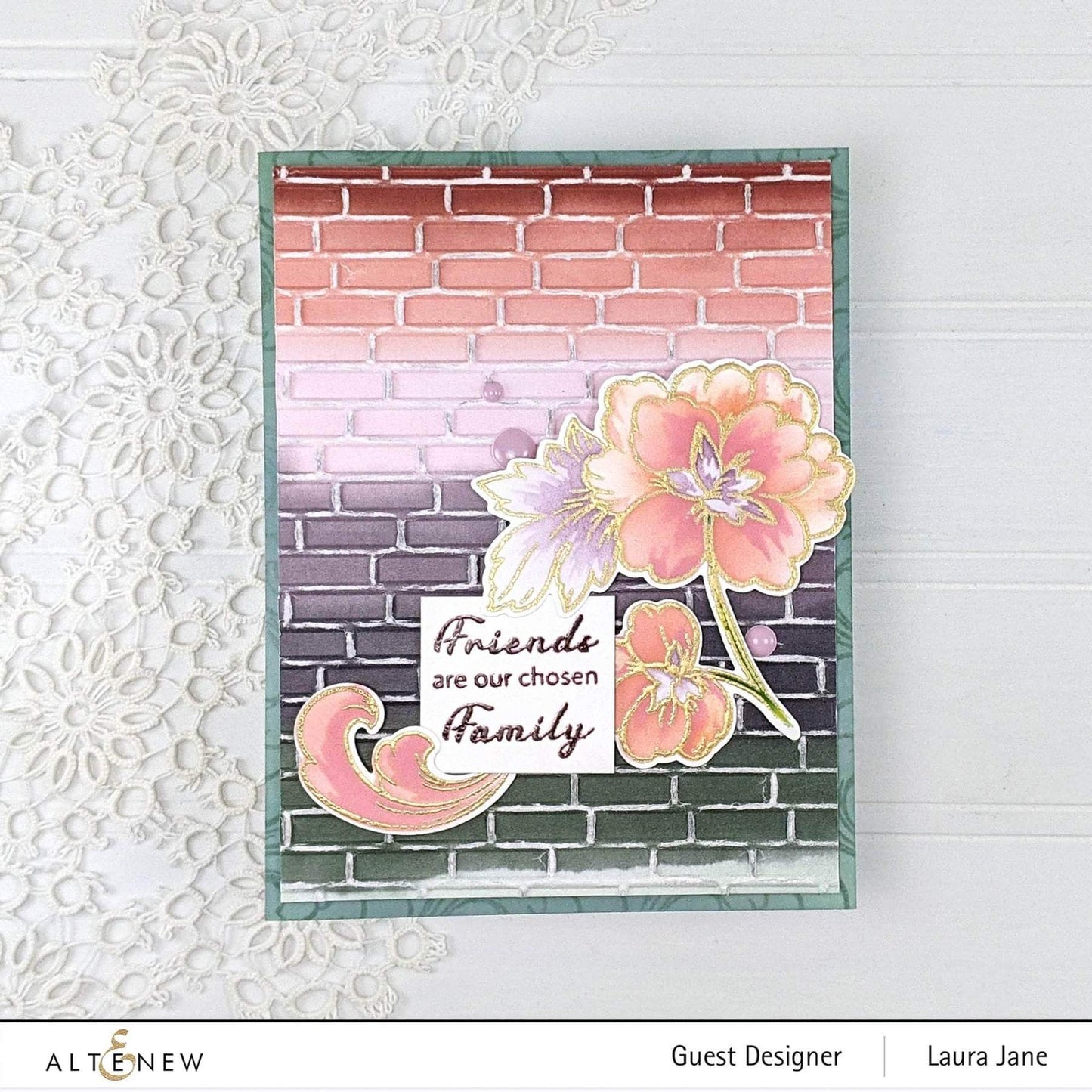 Altenew - 3D Embossing Folder - Brick Wall