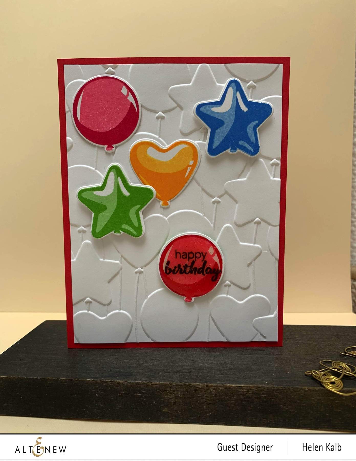 Altenew - 3D Embossing Folder - Bunch of Balloons 3D