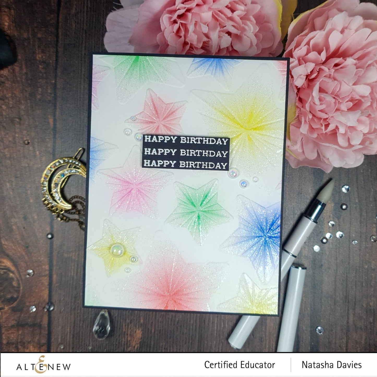 Altenew - 3D Embossing Folder - Crossing Stars