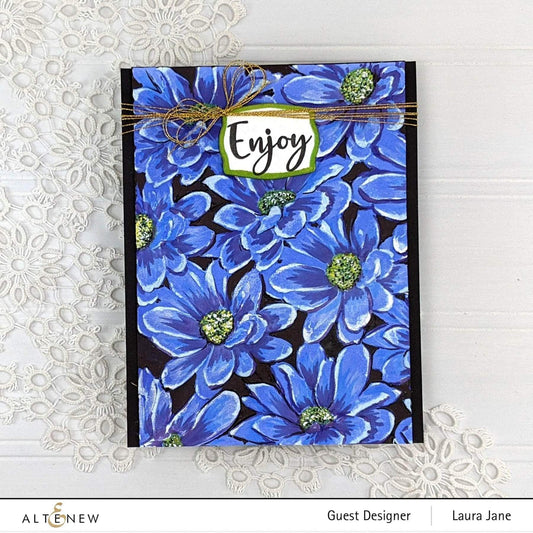 Altenew - 3D Embossing Folder - Daisy Bed 3D