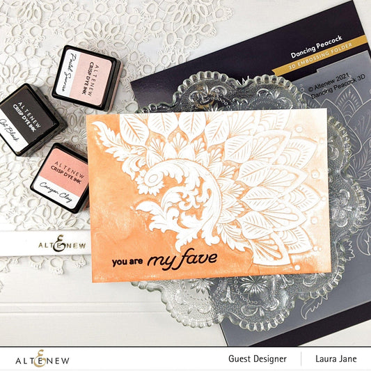 Altenew - 3D Embossing Folder - Dancing Peacock