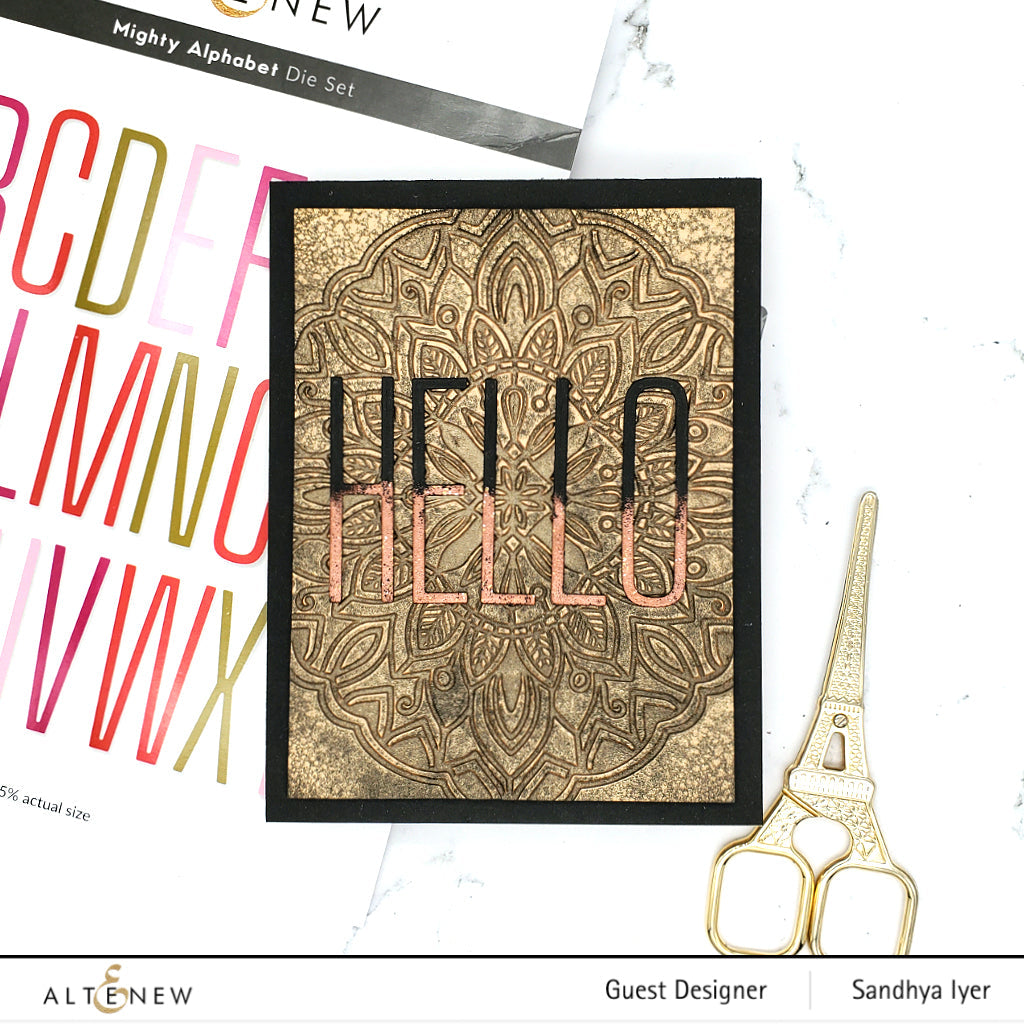 Altenew - 3D Embossing Folder - Diamond Mandala