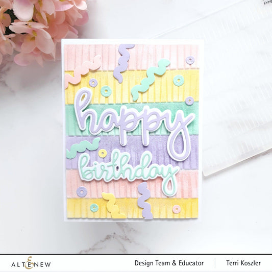 Altenew - 3D Embossing Folder - Fringe