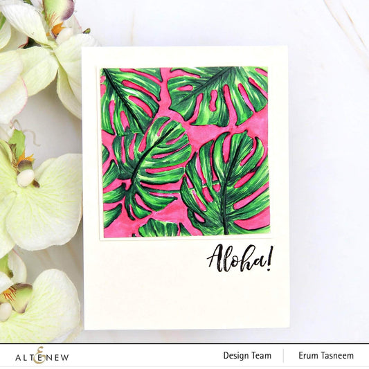 Altenew - 3D Embossing Folder - Monstera Leaves 3D