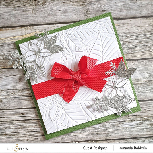 Altenew - 3D Embossing Folder - Perfect Poinsettias