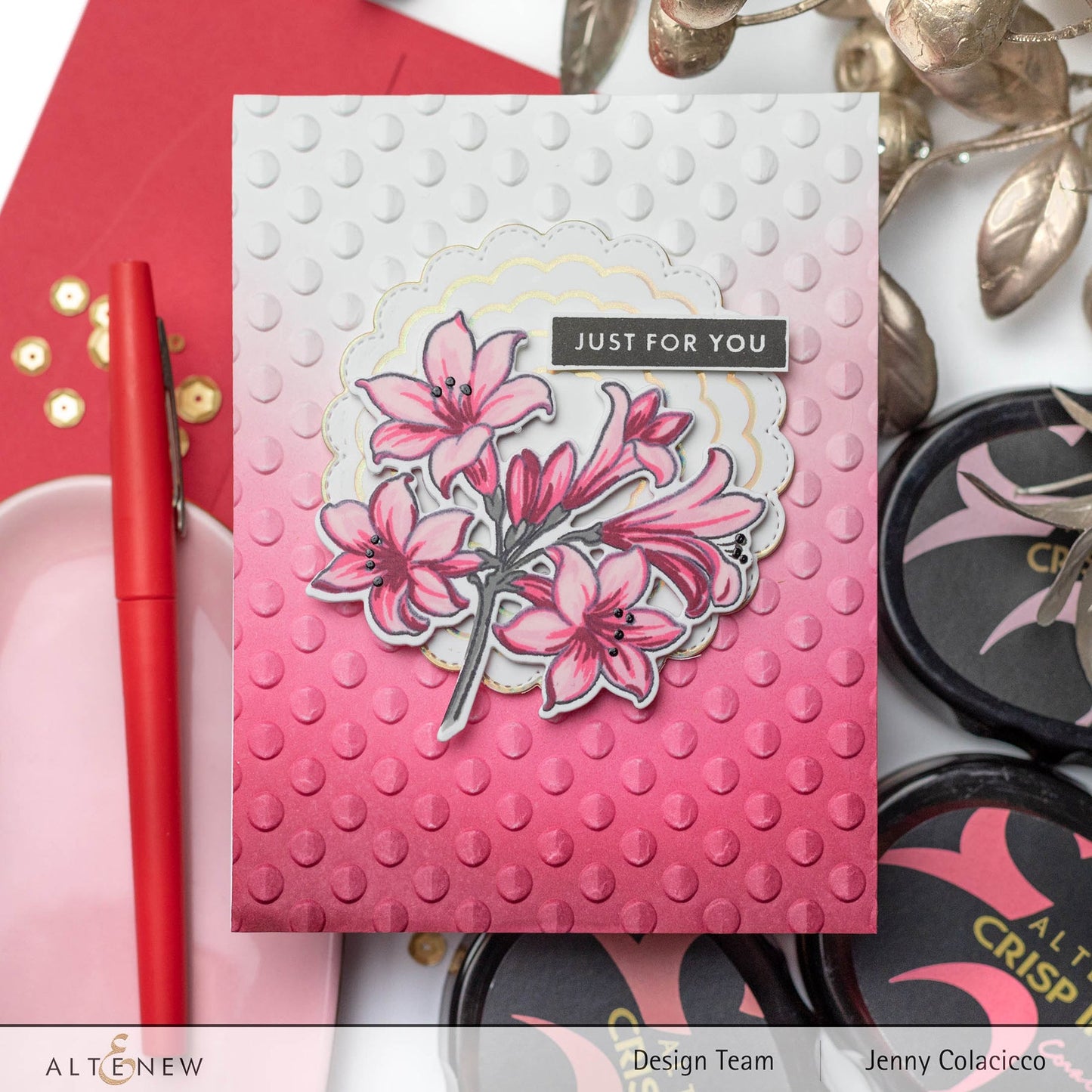 Altenew - 3D Embossing Folder - Playful Circles