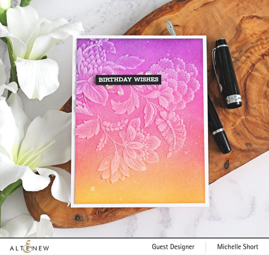 Altenew - 3D Embossing Folder - Scalloped Flowers