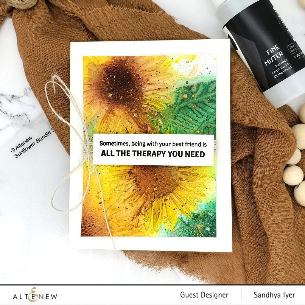 Altenew - 3D Embossing Folder - Sunflower Bundle