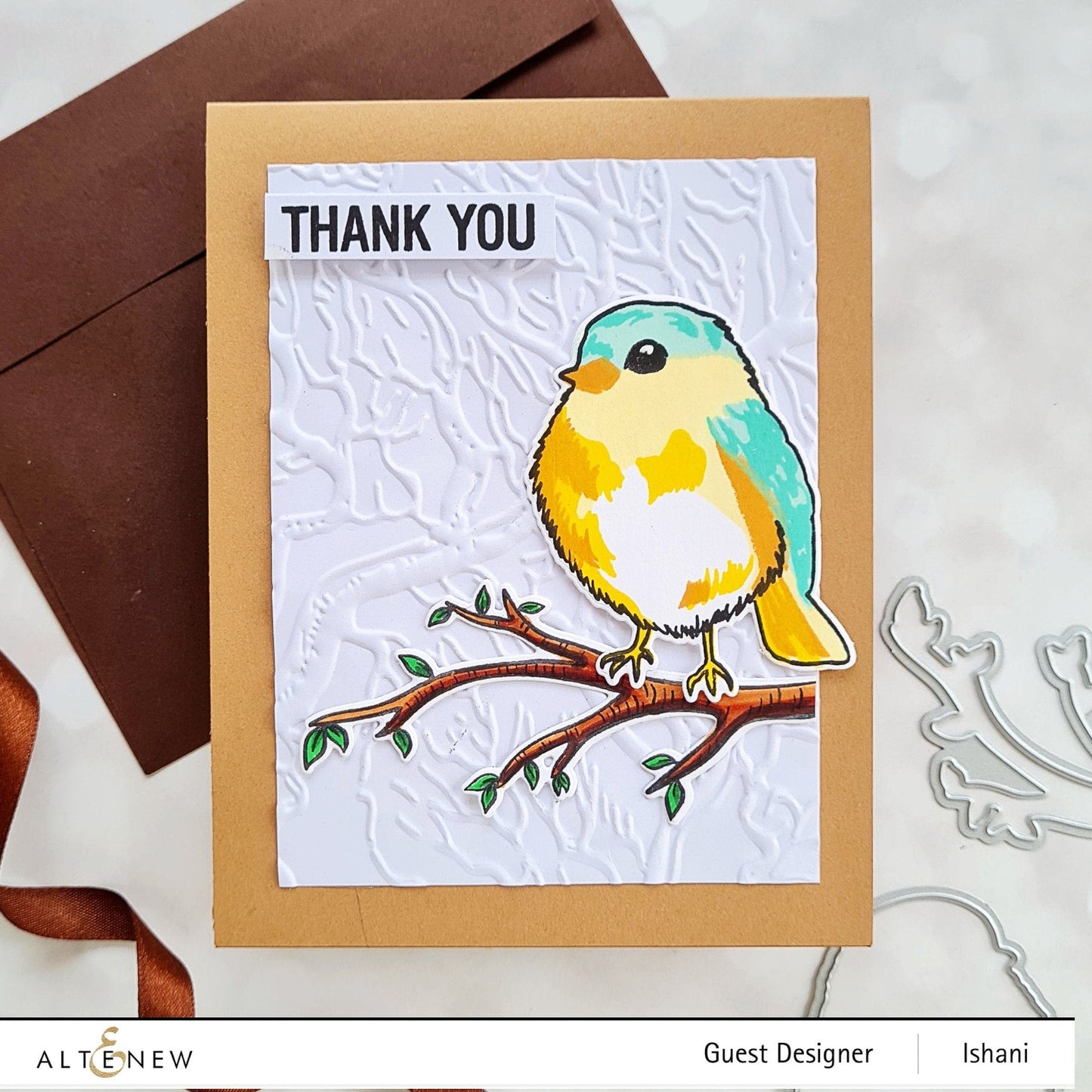 Altenew - 3D Embossing Folder - Walnut Branch