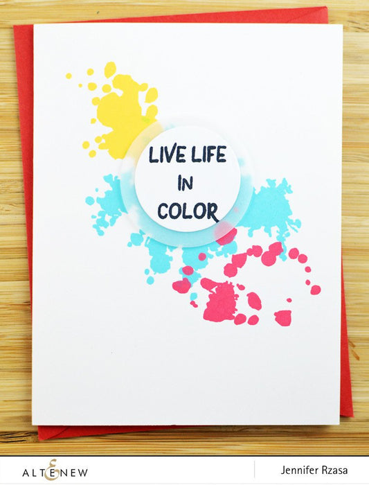 Altenew - A Splash Of Color - Clear Stamps 6x8