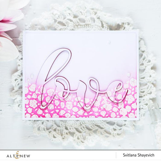 Altenew - Bed of Roses - Clear Stamps 2x3