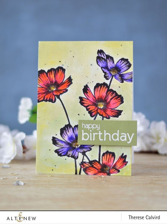 Altenew - Birthday Builder - Clear Stamp 6x8