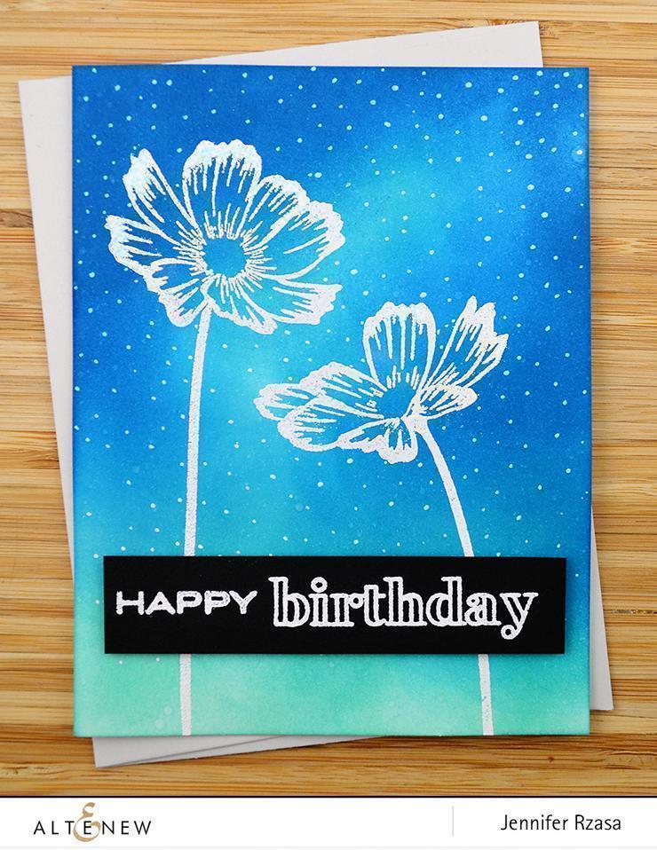 Altenew - Birthday Builder - Clear Stamp 6x8