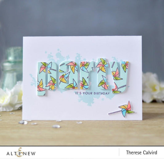 Altenew - Bold Alphabet - Stanze