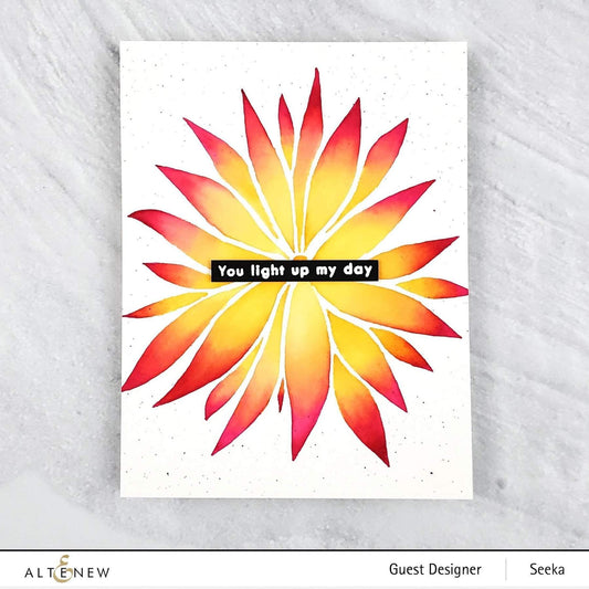 Altenew - Bursting Dahlia - Schablone