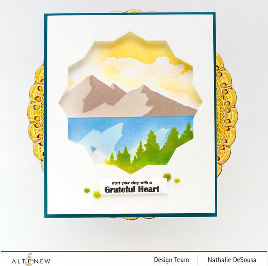 Altenew - Cloud Scene - Schablone