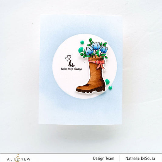 Altenew - Floral Boot - Clear Stamps 2x3
