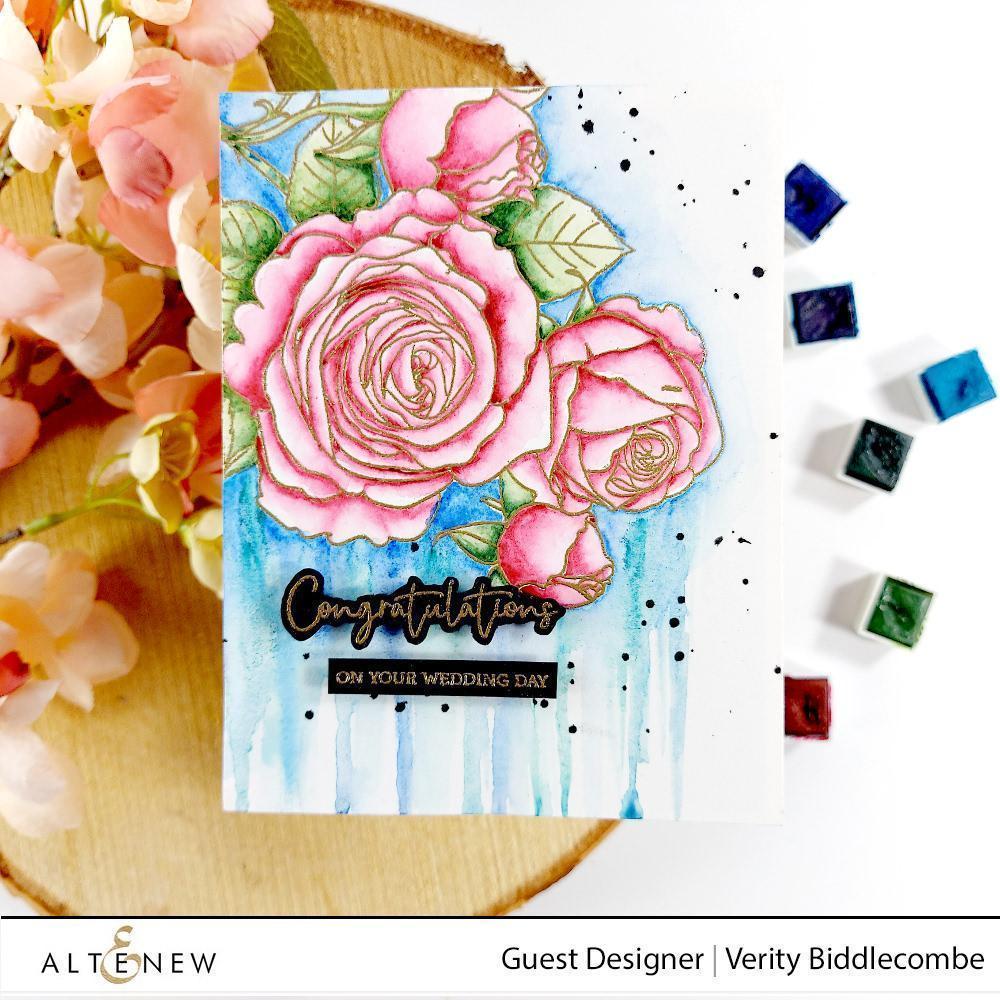 Altenew - Fresh Cut Roses - Clear Stamp Set 6x8