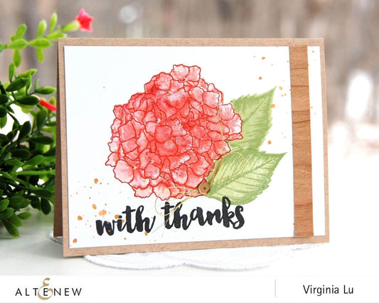 Altenew - Garden Hydrangea - Clear Stamp Set 6x8