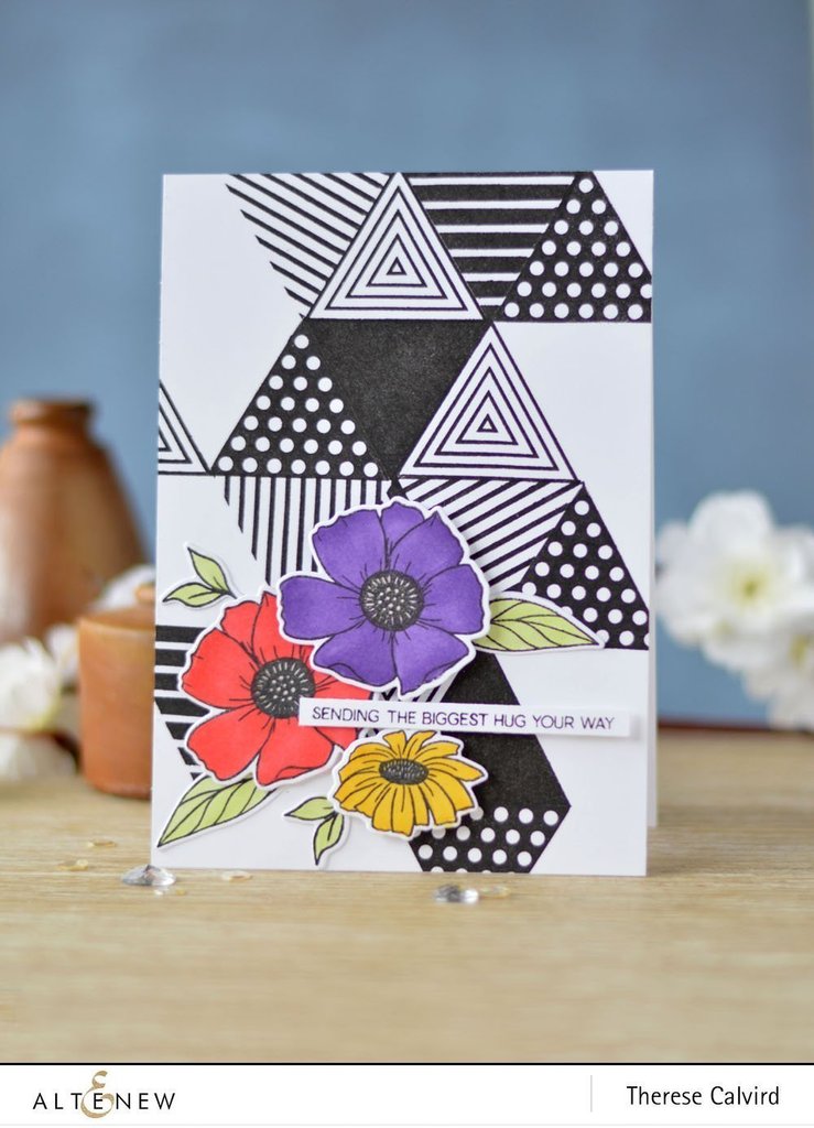 Altenew - Happy Bloom - Clear Stamp 6x8