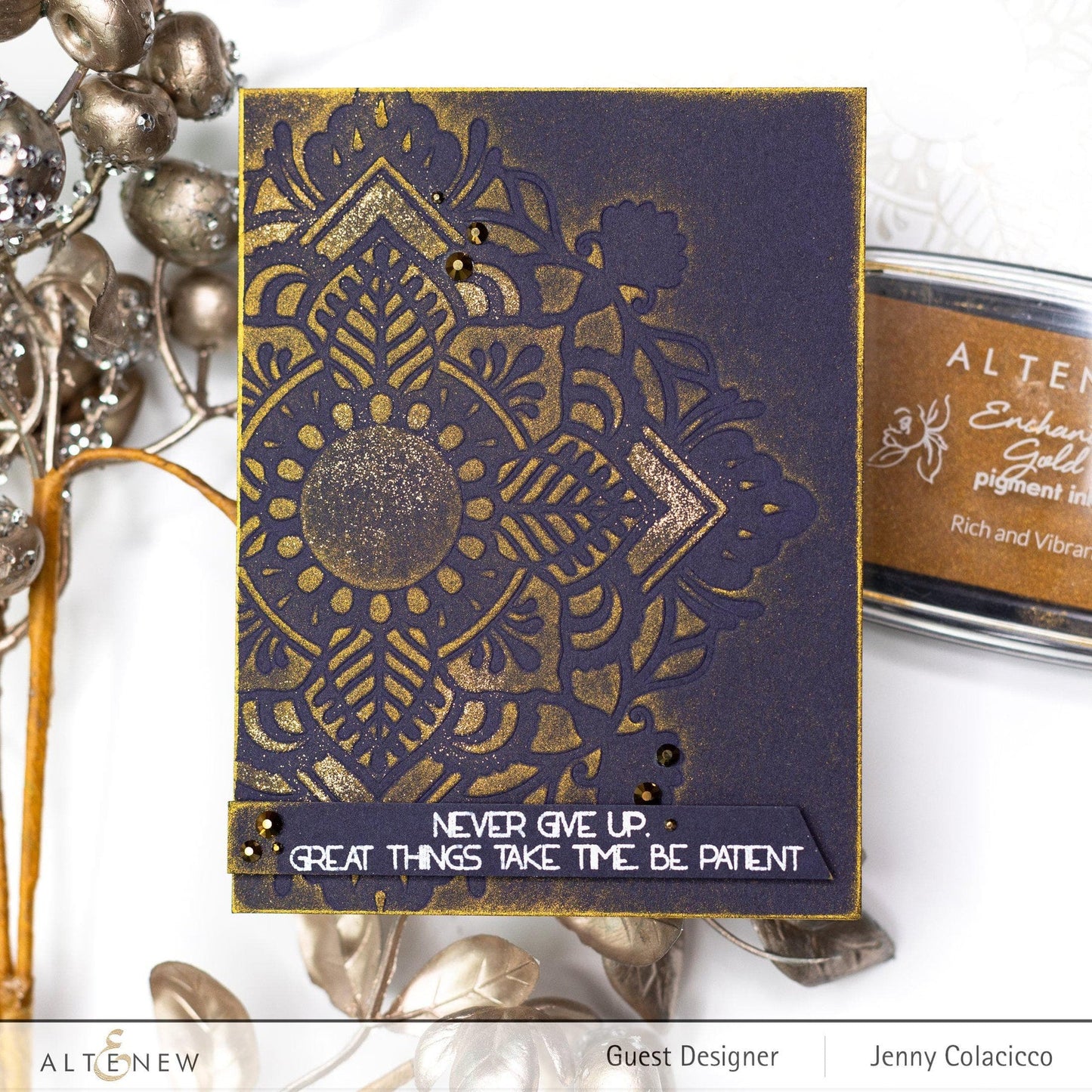 Altenew - Henna Square - Schablone