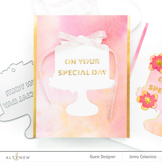 Altenew - Layered Gift Tag - Cake - Stanzen