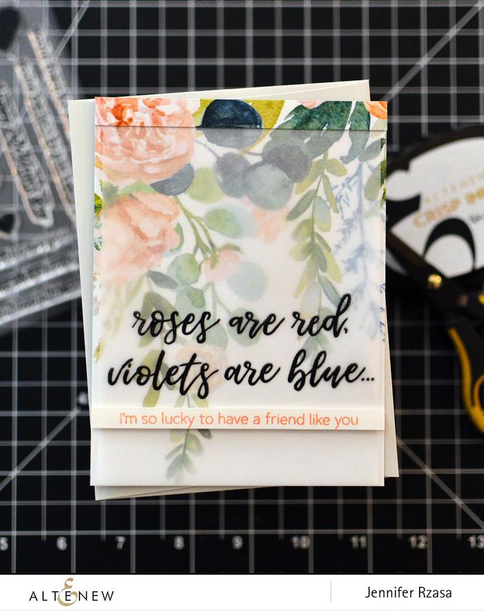 Altenew - Love Letters - Clear Stamp 4x6