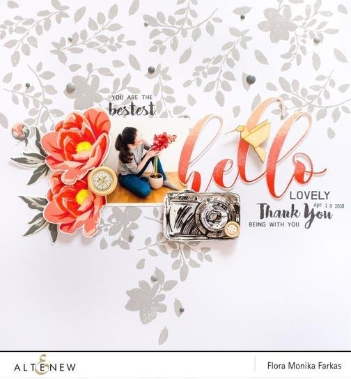 Altenew - Mega Greetings - Clear Stamp 6x8