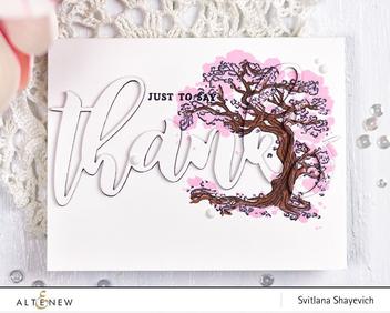 Altenew - Mega Thanks - Stanze