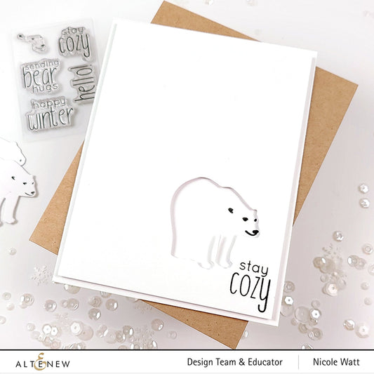 Altenew - Mini Delight Polar Bear Stempel & Stanze
