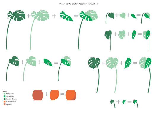 Altenew Monstera 3D Stanze