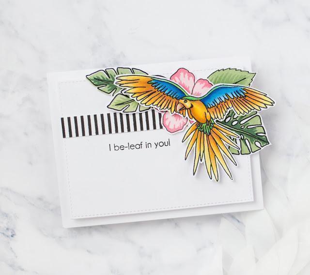 Altenew - Parrot Paradise - Clear Stamp 6x8