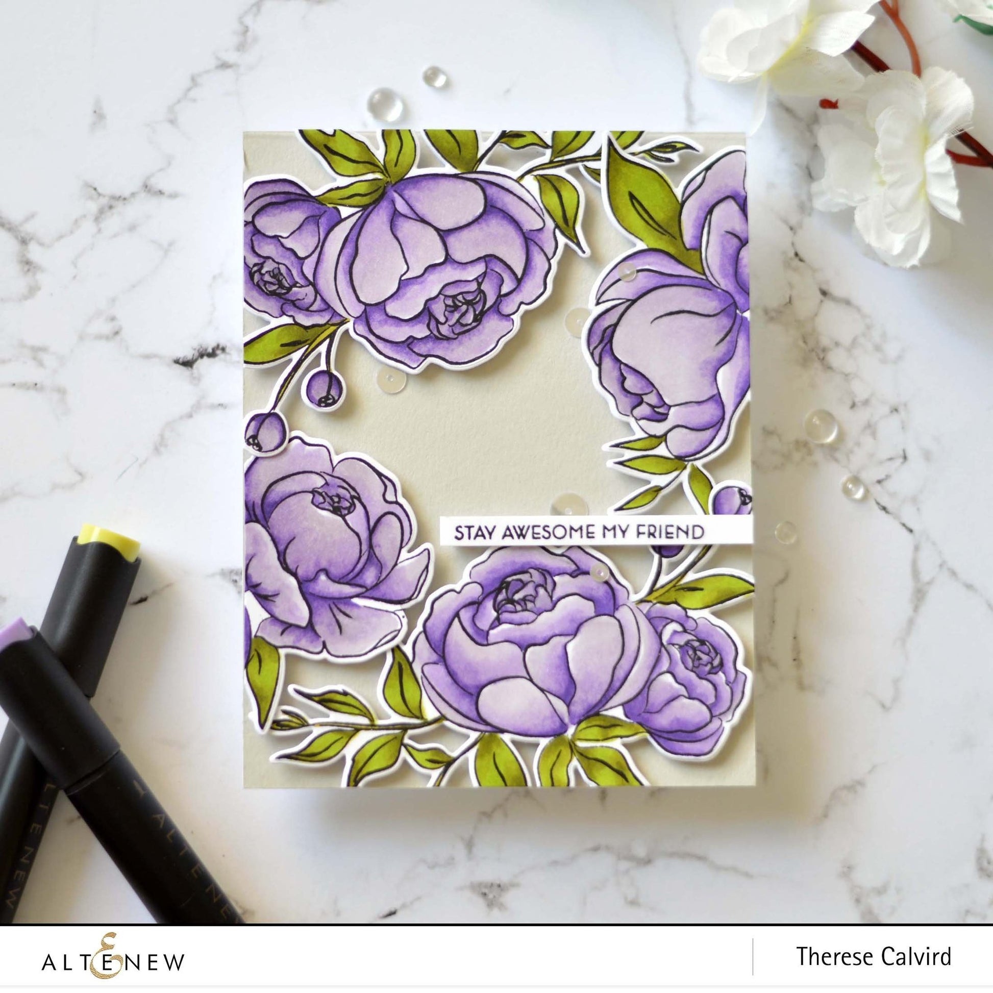 Altenew - Precious Peony - Clear Stamp