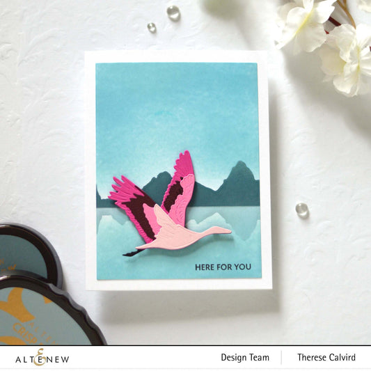 Altenew - Red-Crowned Cranes - Layering Stand alone Stanzschablonen