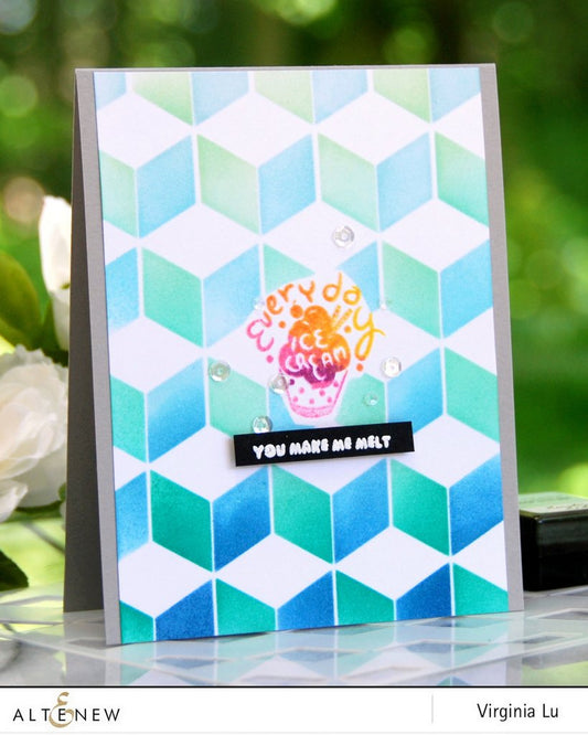 Altenew - Schablone - Cube Builder